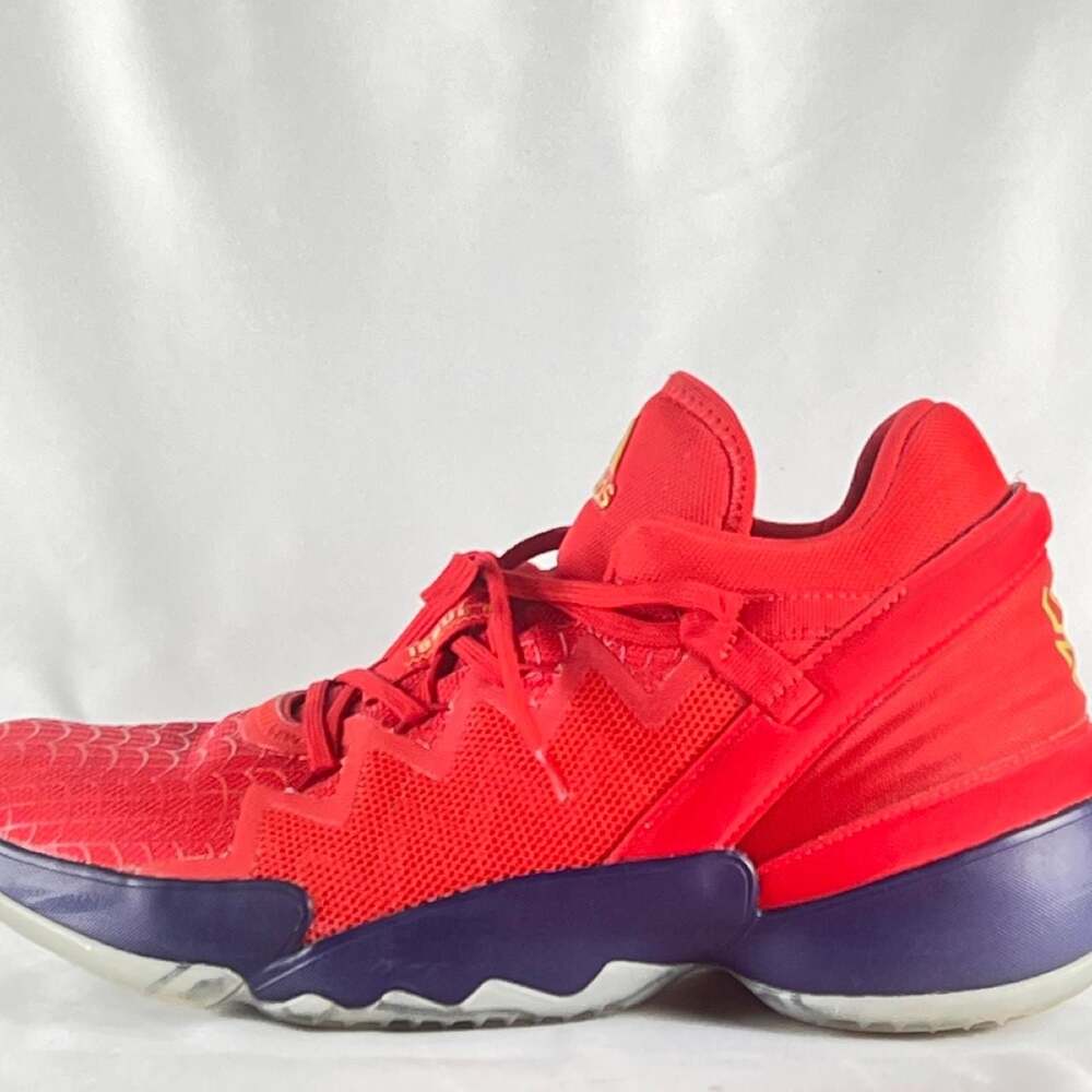 Adidas D.O.N. Issue #2 Marvel Basketball Shoes Red Purple Men's 10.5